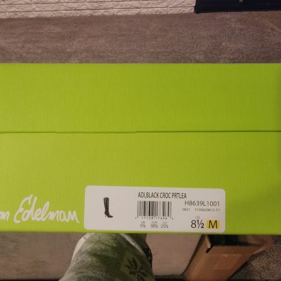 Sam Edelman Snakeskin Print Knee High Boot - Picture 3 of 6